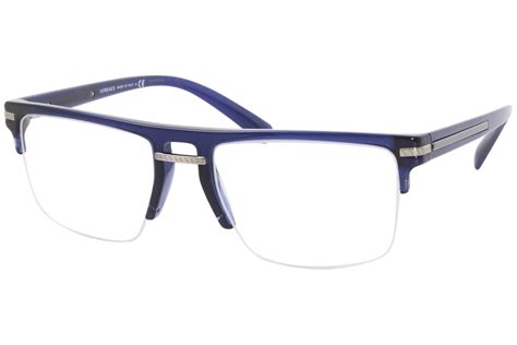 versace half frame|versace frames for men.